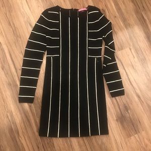 Alice and Olivia black sweaterdress